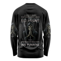 I Hate It When The Voices In My Head Skull Long Sleeve Shirt - Wonder Print Shop