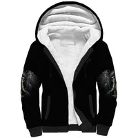 I Hate It When The Voices In My Head Skull Sherpa Hoodie - Wonder Print Shop