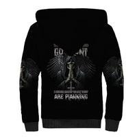 I Hate It When The Voices In My Head Skull Sherpa Hoodie - Wonder Print Shop