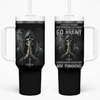 I Hate It When The Voices In My Head Skull Tumbler With Handle - Wonder Print Shop
