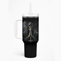 I Hate It When The Voices In My Head Skull Tumbler With Handle - Wonder Print Shop