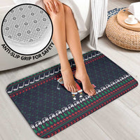 Santa Hole in One Christmas Bathroom Set with Golf Clubs and Festive Pattern - Wonder Print Shop