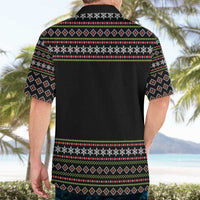 White and Red Christmas Wine Hawaiian Shirt with Festive Pattern and Holiday Cheer - Wonder Print Shop