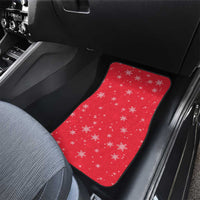 Bossy Elf Christmas Car Mats with Snowflakes and Striped Sleeves - Wonder Print Shop