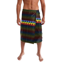 Rainbow Jesus Ah Men Christmas Lavalava with Colorful Stripes and Holiday Pattern - Wonder Print Shop