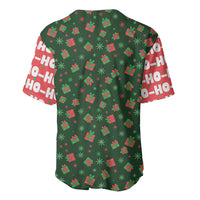 Go Jesus It's Your Birthday Christmas Baseball Jersey with Presents and Festive Pattern - Wonder Print Shop