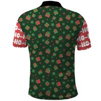 Go Jesus It's Your Birthday Christmas Polo Shirt with Presents and Festive Pattern - Wonder Print Shop