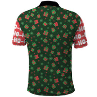 Go Jesus It's Your Birthday Christmas Polo Shirt with Presents and Festive Pattern - Wonder Print Shop