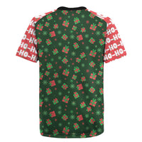 Go Jesus It's Your Birthday Christmas Rugby Jersey with Presents and Festive Pattern - Wonder Print Shop