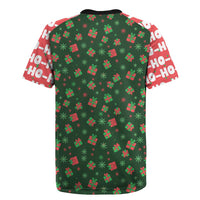 Go Jesus It's Your Birthday Christmas Rugby Jersey with Presents and Festive Pattern - Wonder Print Shop