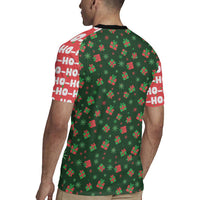Go Jesus It's Your Birthday Christmas Rugby Jersey with Presents and Festive Pattern - Wonder Print Shop