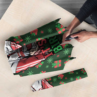 Go Jesus It's Your Birthday Christmas Umbrella with Presents and Festive Pattern - Wonder Print Shop