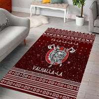 Vikings Fa La La La Christmas Area Rug Xmas Holiday Patterns - Wonder Print Shop