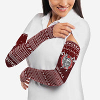 Vikings Fa La La La Christmas Arm Sleeves Xmas Holiday Patterns - Wonder Print Shop