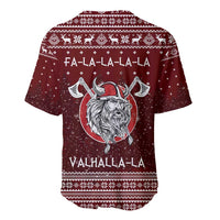 Vikings Fa La La La Christmas Baseball Jersey Xmas Holiday Patterns - Wonder Print Shop