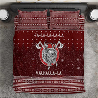 Vikings Fa La La La Christmas Bedding Set Xmas Holiday Patterns - Wonder Print Shop