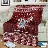 Vikings Fa La La La Christmas Blanket Xmas Holiday Patterns - Wonder Print Shop