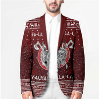 Vikings Fa La La La Christmas Blazer Xmas Holiday Patterns - Wonder Print Shop