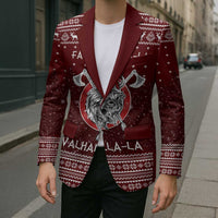 Vikings Fa La La La Christmas Blazer Xmas Holiday Patterns - Wonder Print Shop