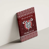 Vikings Fa La La La Christmas Canvas Wall Art Xmas Holiday Patterns - Wonder Print Shop