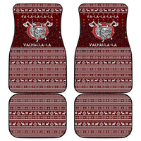 Vikings Fa La La La Christmas Car Mats Xmas Holiday Patterns - Wonder Print Shop