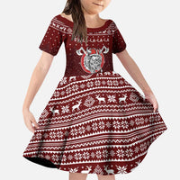 Vikings Fa La La La Christmas Family Matching Puletasi and Hawaiian Shirt Xmas Holiday Patterns - Wonder Print Shop