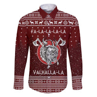 Vikings Fa La La La Christmas Family Matching Puletasi and Hawaiian Shirt Xmas Holiday Patterns - Wonder Print Shop