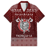Vikings Fa La La La Christmas Family Matching Summer Maxi Dress and Hawaiian Shirt Xmas Holiday Patterns - Wonder Print Shop