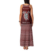 Vikings Fa La La La Christmas Family Matching Tank Maxi Dress and Hawaiian Shirt Xmas Holiday Patterns - Wonder Print Shop