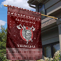Vikings Fa La La La Christmas Garden Flag Xmas Holiday Patterns - Wonder Print Shop