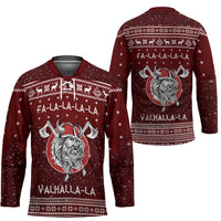 Vikings Fa La La La Christmas Hockey Jersey Xmas Holiday Patterns - Wonder Print Shop