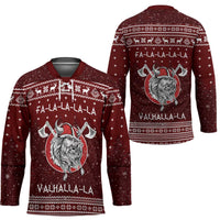 Vikings Fa La La La Christmas Hockey Jersey Xmas Holiday Patterns - Wonder Print Shop