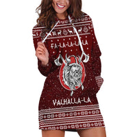 Vikings Fa La La La Christmas Hoodie Dress Xmas Holiday Patterns - Wonder Print Shop