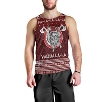 Vikings Fa La La La Christmas Men Tank Top Xmas Holiday Patterns - Wonder Print Shop