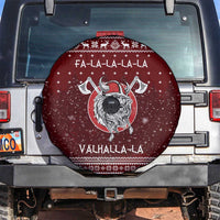 Vikings Fa La La La Christmas Spare Tire Cover Xmas Holiday Patterns - Wonder Print Shop