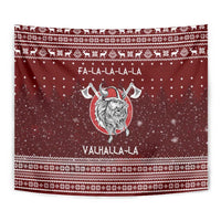 Vikings Fa La La La Christmas Tapestry Xmas Holiday Patterns - Wonder Print Shop