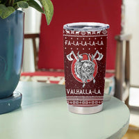 Vikings Fa La La La Christmas Tumbler Cup Xmas Holiday Patterns - Wonder Print Shop