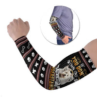 West Highland White Terrier Christmas Arm Sleeves Xmas Holiday Patterns - Wonder Print Shop
