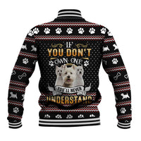 West Highland White Terrier Christmas Baseball Jacket Xmas Holiday Patterns - Wonder Print Shop