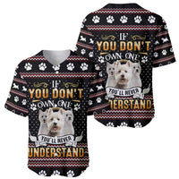 West Highland White Terrier Christmas Baseball Jersey Xmas Holiday Patterns - Wonder Print Shop