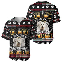 West Highland White Terrier Christmas Baseball Jersey Xmas Holiday Patterns - Wonder Print Shop