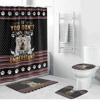 West Highland White Terrier Christmas Bathroom Set Xmas Holiday Patterns - Wonder Print Shop