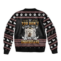 West Highland White Terrier Christmas Bomber Jacket Xmas Holiday Patterns - Wonder Print Shop