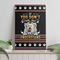 West Highland White Terrier Christmas Canvas Wall Art Xmas Holiday Patterns - Wonder Print Shop