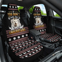 West Highland White Terrier Christmas Car Seat Cover Xmas Holiday Patterns - Wonder Print Shop