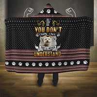 West Highland White Terrier Christmas Hooded Blanket Xmas Holiday Patterns - Wonder Print Shop