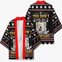 West Highland White Terrier Christmas Kimono Xmas Holiday Patterns - Wonder Print Shop