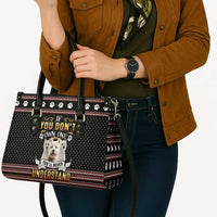 West Highland White Terrier Christmas Leather Bag Xmas Holiday Patterns - Wonder Print Shop