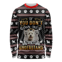West Highland White Terrier Christmas Long Sleeve Shirt Xmas Holiday Patterns - Wonder Print Shop