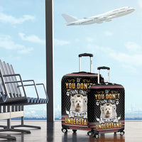 West Highland White Terrier Christmas Luggage Cover Xmas Holiday Patterns - Wonder Print Shop